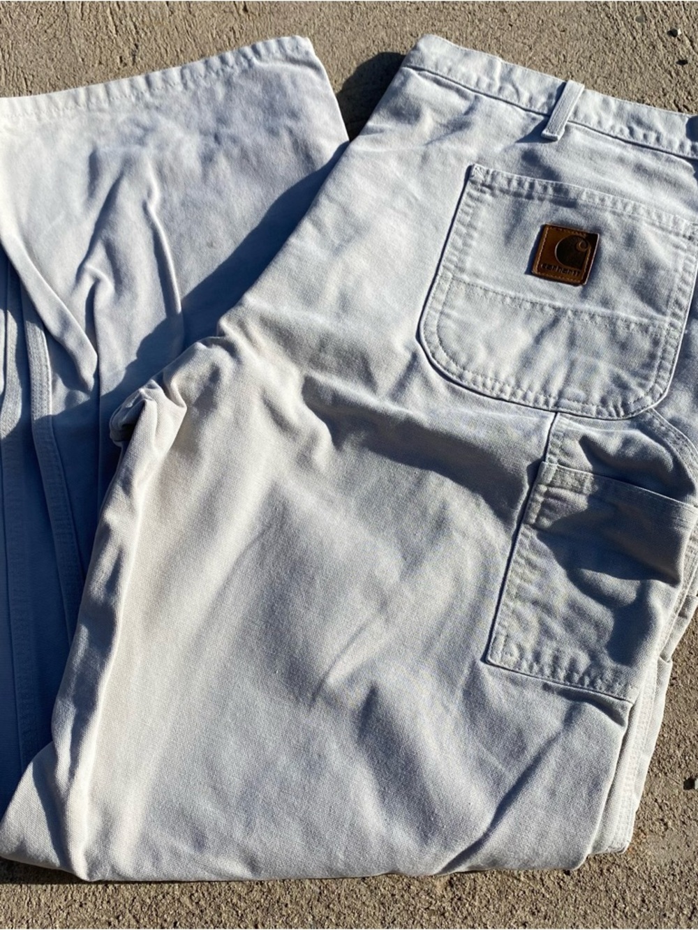 Carhartt B11 Carpenter Pants 42x32 Khaki Baggy Workwear Skater Y2k 90s
